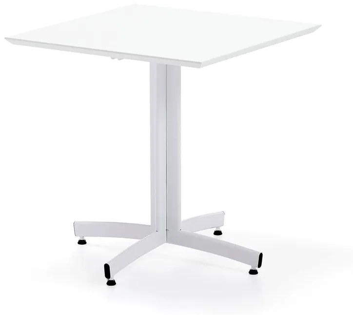 Stôl SANNA, 700x700x720 mm, biela