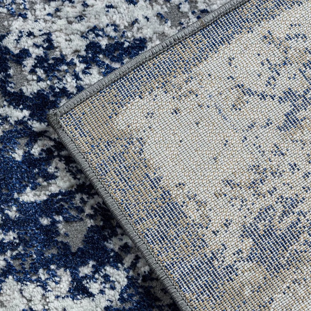 Dywany Łuszczów, Kusový koberec Allure 1959 white/blue, 120x170, modrá, kancelária