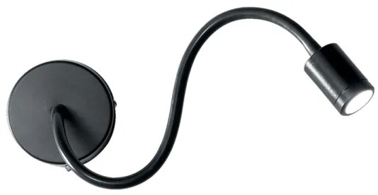 Ideal Lux - LED Flexibilná lampička FOCUS LED/4W/230V CRI 90 čierna