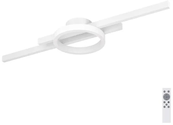 Eglo 900952- LED RGBW Stmievateľné stropné svietidlo AMANDOLO 23,5W/230V biela + DO