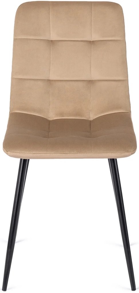 PROXIMA.store - Čalúnená jedálenska stolička PERU FARBA: tyrkysová, FARBA NÔH: čierna