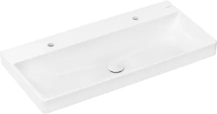 Hansgrohe Xelu Q umývadlo 100x48 cm s dvoma otvormi pre batériu 61037450