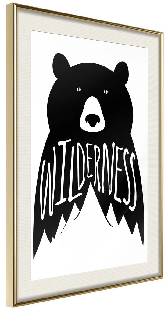 Artgeist Plagát - Wilderness [Poster] Veľkosť: 20x30, Verzia: Zlatý rám