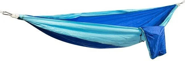 Vekr hojdacia sieť hamak 210 x 140 cm Čierna