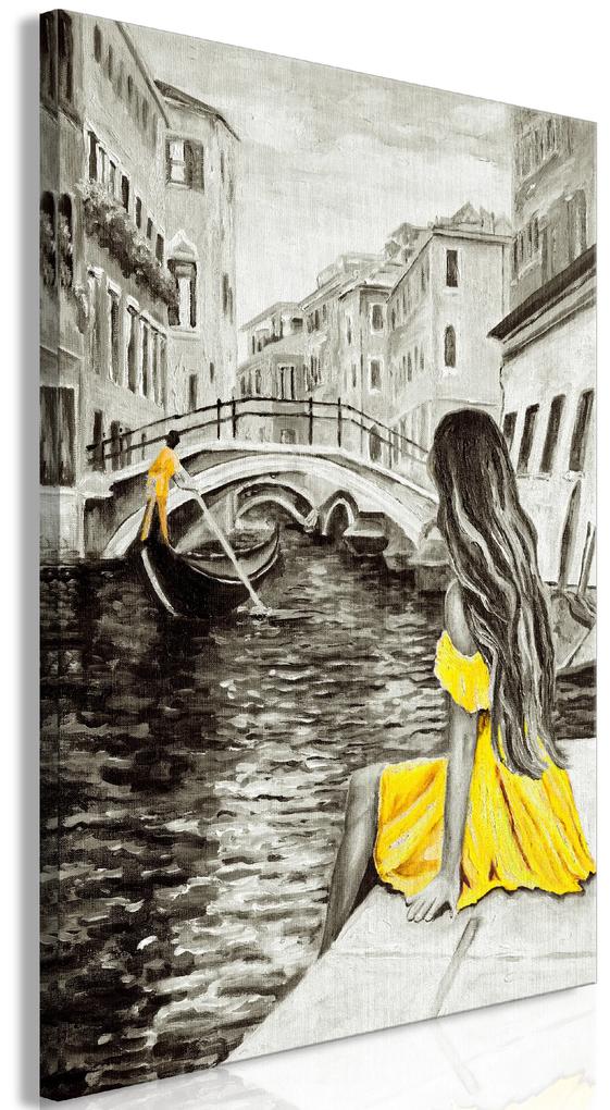 Artgeist Obraz - Far Dreams (1 Part) Vertical Yellow Veľkosť: 20x30, Verzia: Na talianskom plátne