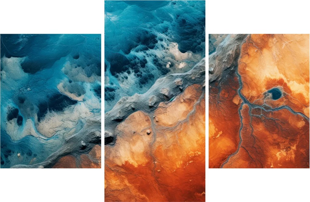 Obraz - Voda a oheň (90x60 cm)