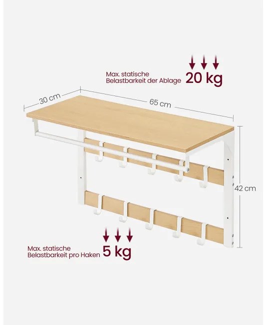 Nástenná polica LCR101W09