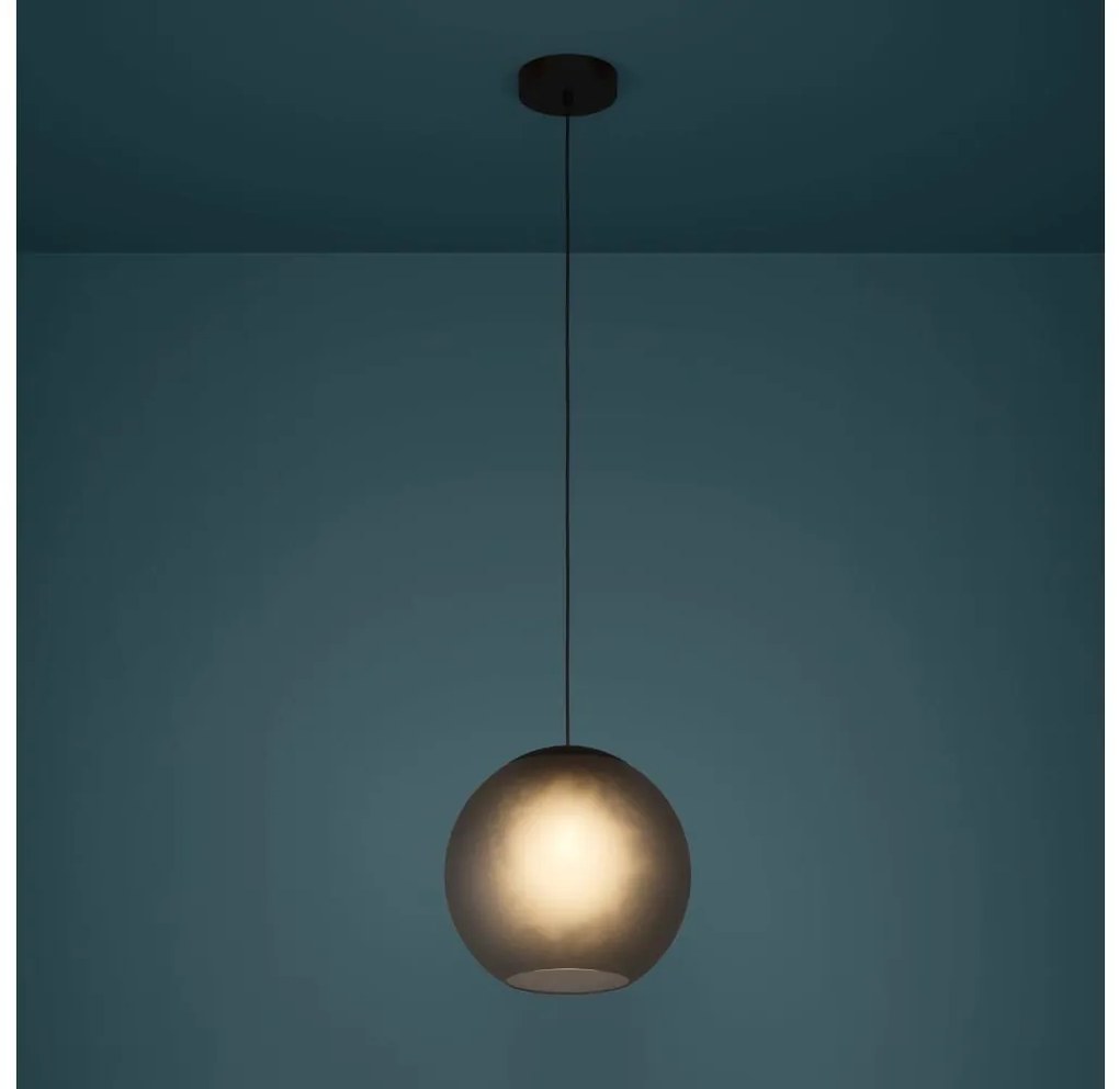 Eglo 390212 - Luster na lanku ARANGONA 1xE27/40W/230V dymová