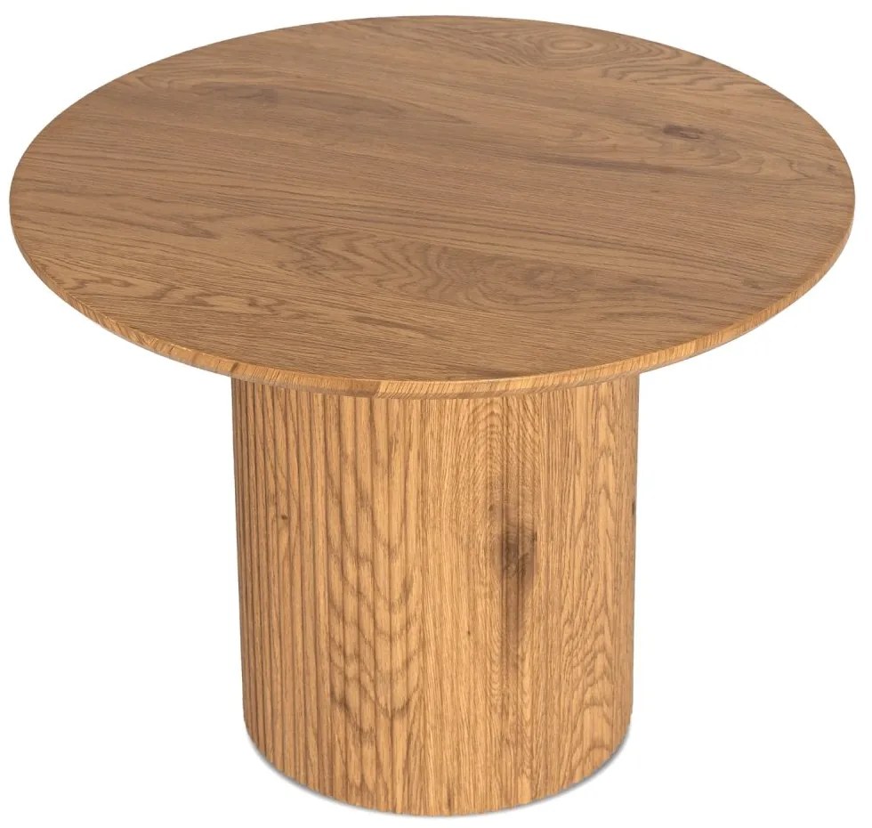 Okrúhly konferenčný stolík MAYLIN vo farbe dub Priemer: 80 cm