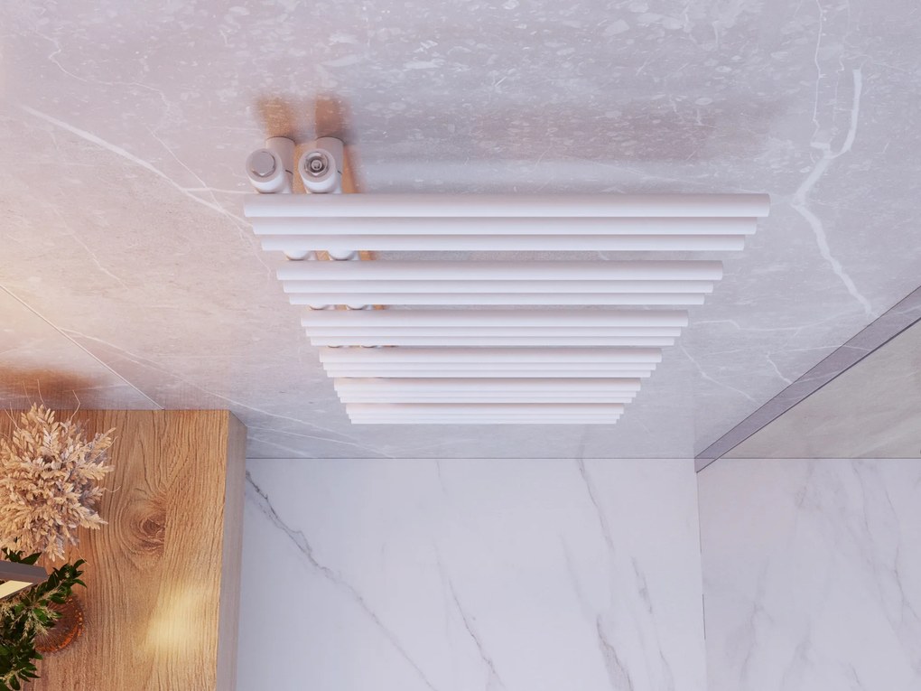 Gamma Erga Aquatic, vykurovacie teleso 1200x500 mm, 494W, biela, ERG-LAV-AQUA-12050-WH