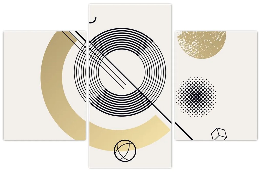 Obraz - Geometrické tvary N⁰2 (90x60 cm)