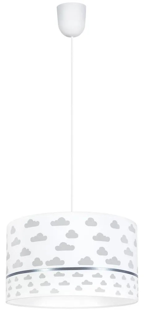 Detský luster PIKKI 1xE27/60W/230V šedá