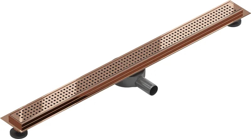 Mexen Flat 360° M08 sprchový žľab 100 cm, ružové zlato, 1625100-40