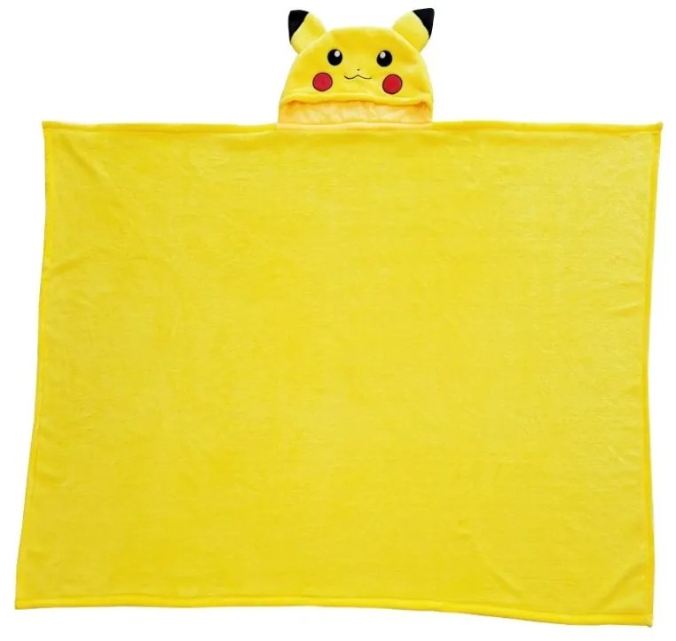 Detská deka s kapucňou Pokémon 120x150 cm