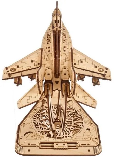 Ugears 3D drevené mechanické puzzle The Ghost of Kyiv