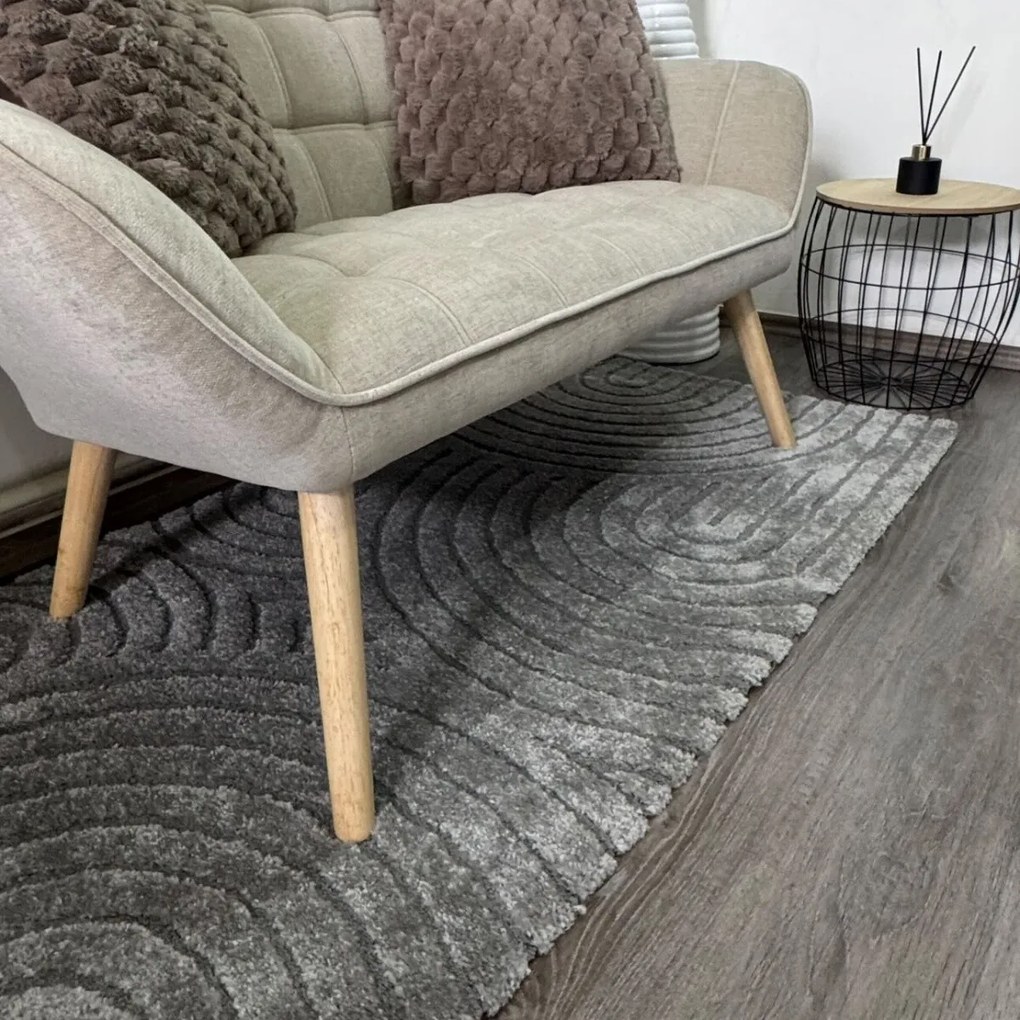 ELLE Decoration, Kusový koberec New York 105085 Grey, 80x150, šedá, obývacia izba