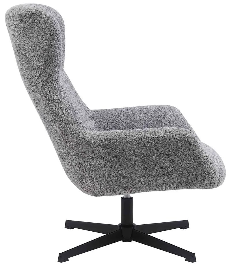 Sivé kreslo Bescia – House Nordic