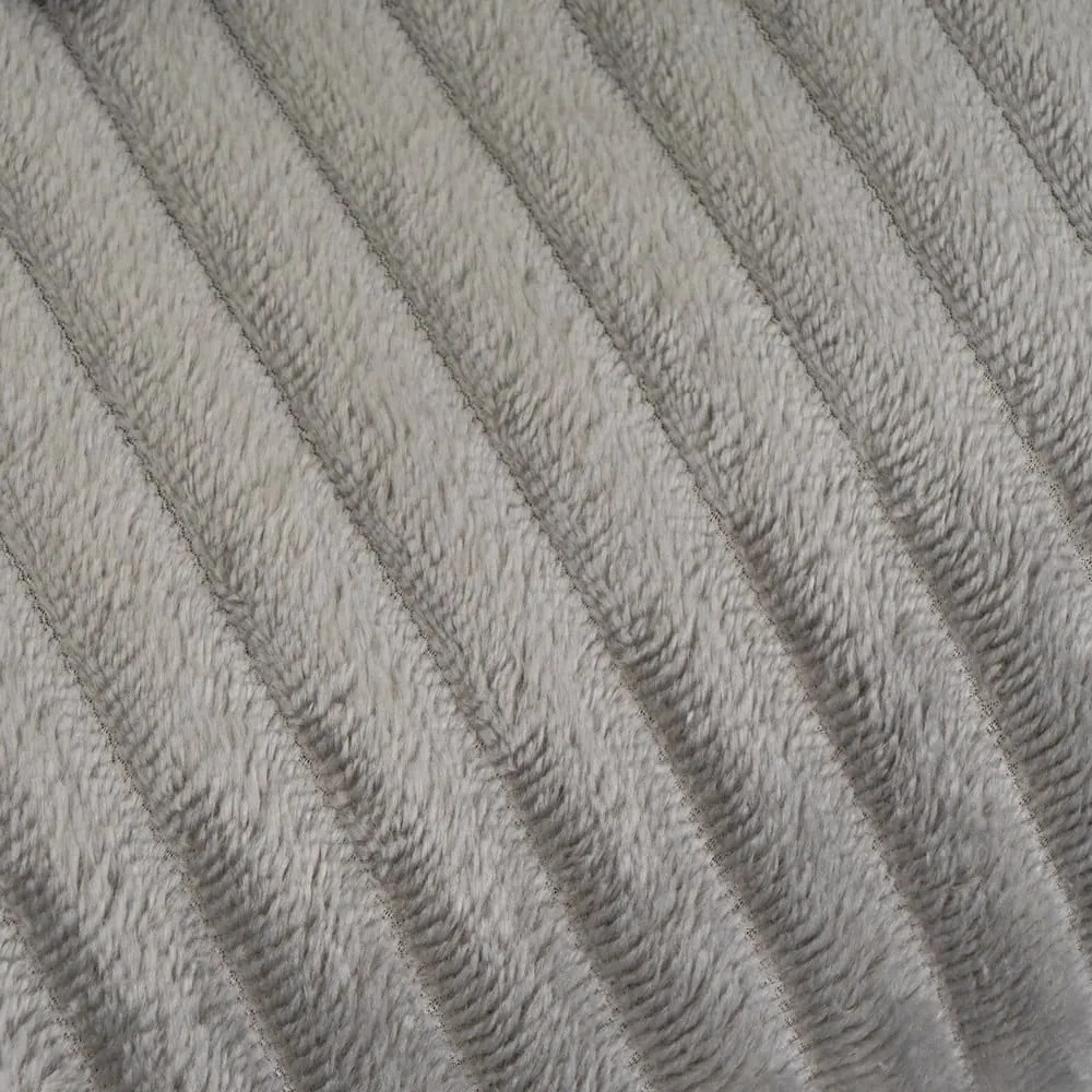 Sivá deka z mikroplyšu 130x160 cm Fur Velvet – Casa Selección