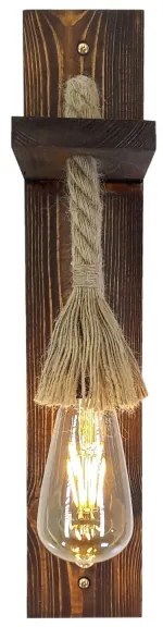 Nástenné svietidlo AHSAP 1xE27/40W/230V borovica orech