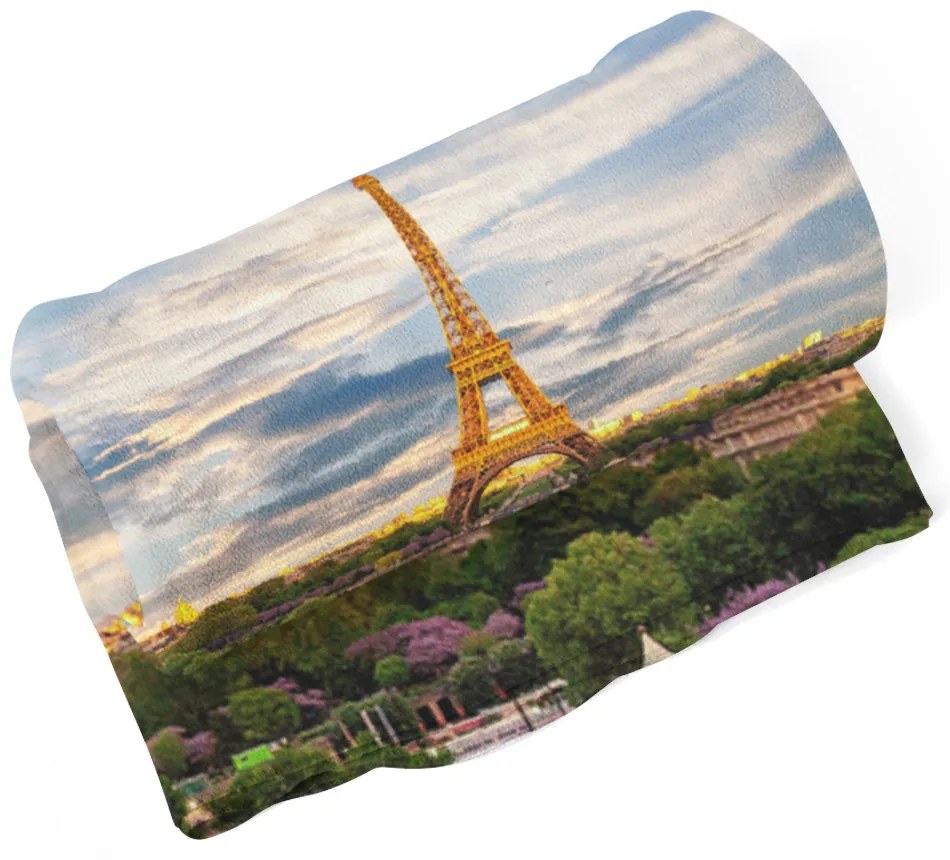 Sablio Deka Eiffel Tower 3 - 150x120 cm