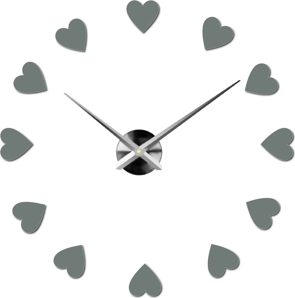 SENTOP | Veľké nástenné hodiny s motívom srdca I SENTOP 12S051 Wall clock HEU- analógové