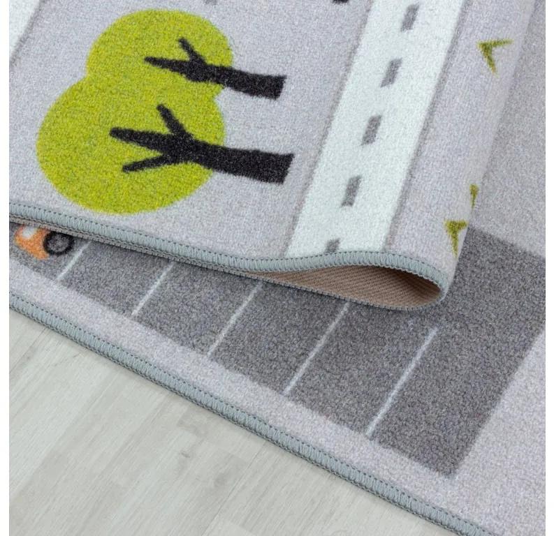 Ayyildiz Detský kusový koberec PLAY 2902, Sivá Rozmer koberca: 120 x 170 cm