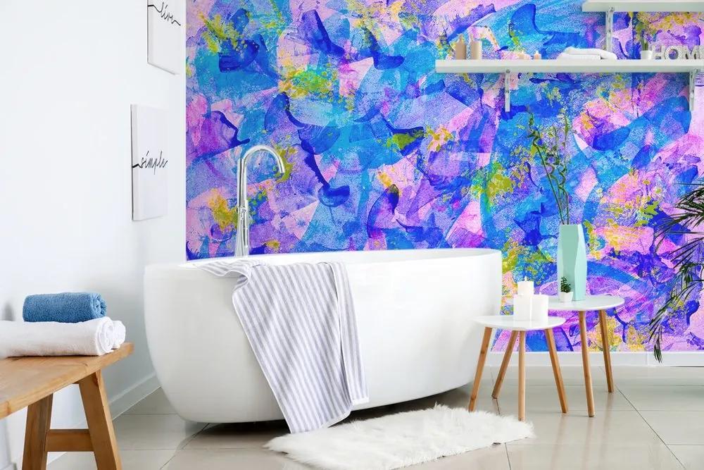 Tapeta  pastelové abstraktné umenie - 150x100