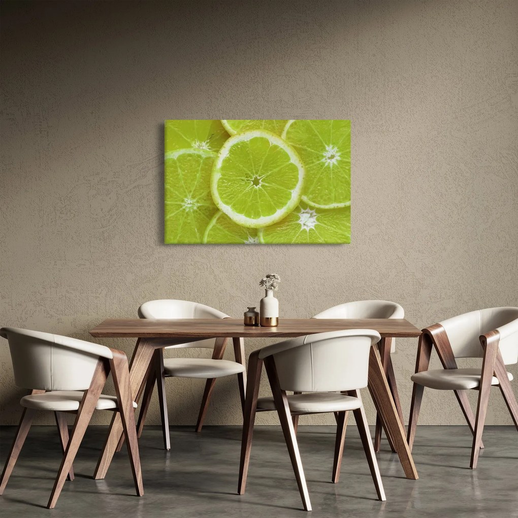Obraz - citróny na reze (90x60 cm)