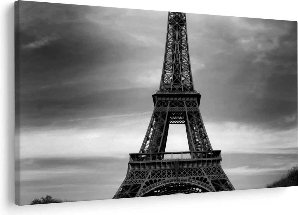 Obraz - Ružové auto v Paríži (90x60 cm)