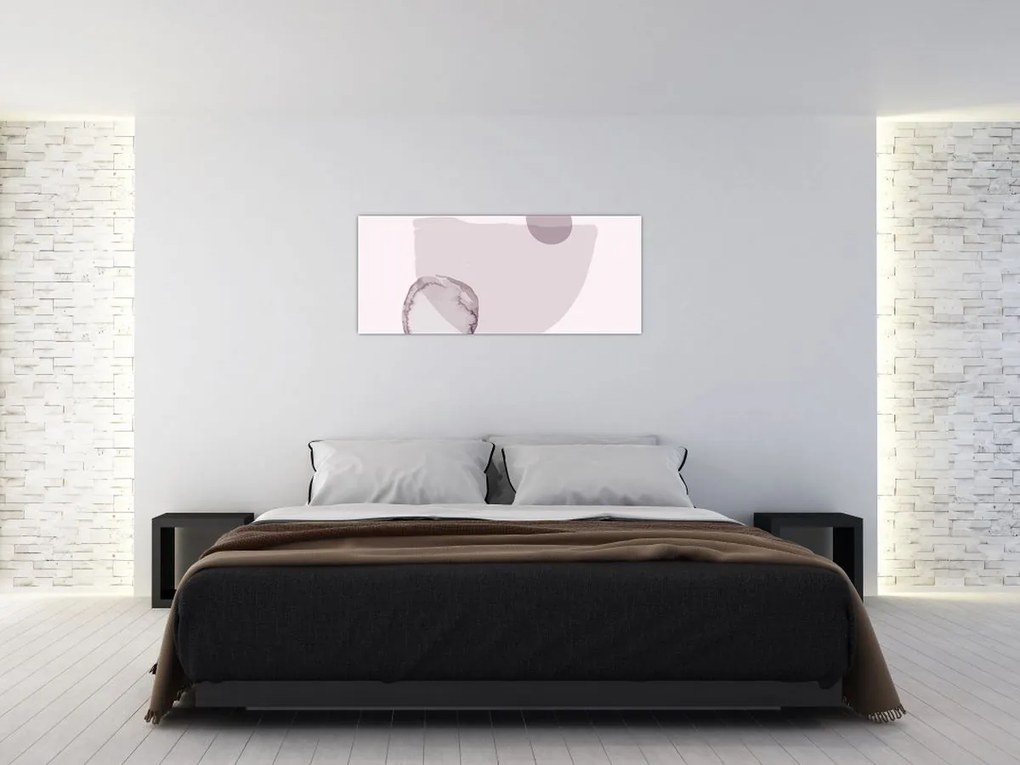 Obraz - Fialový minimalizmus N⁰2 (120x50 cm)