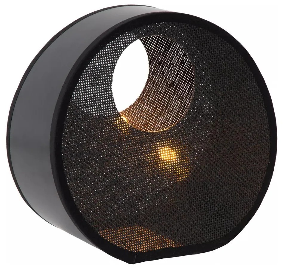 Lucide 10517/01/30 - Stolná lampa LOXIA 1xE14/40W/230V čierna
