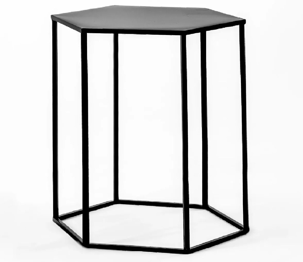 Tutumi Tutumi, Kávový - konferenčný stolík 46×46×55 cm SG1710-07, čierna, KRZ-16673