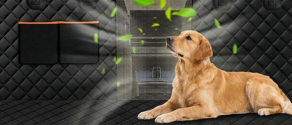 Podložka do auta pro psy GOLDEN černá