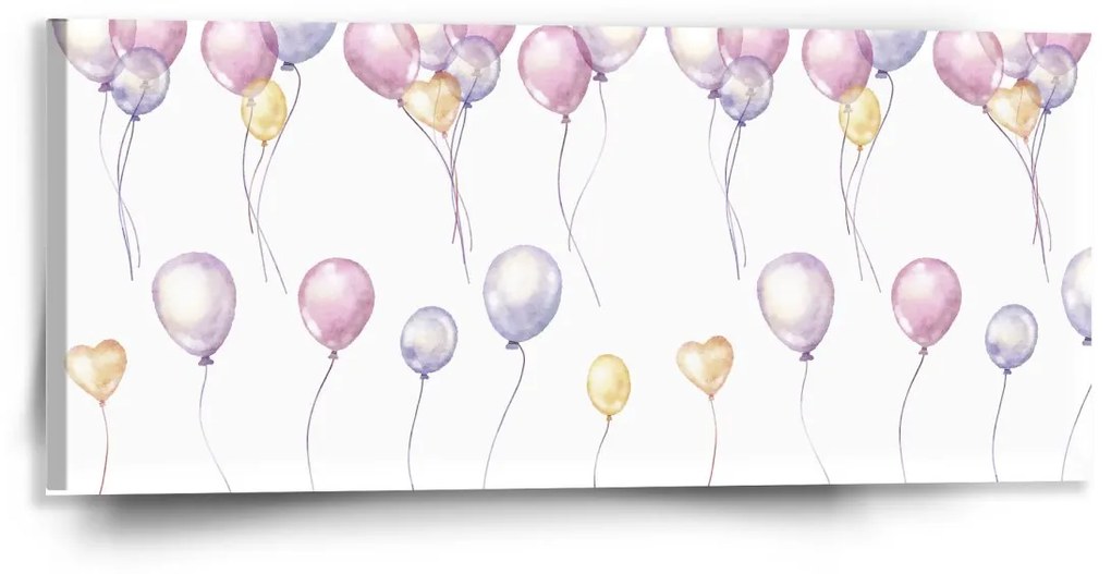Sablio Obraz Pastelová oslava - 110x50 cm