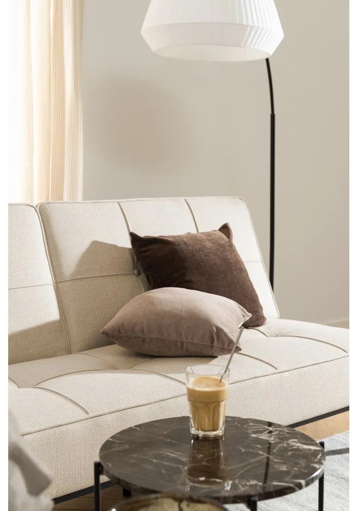 Okrúhly odkladací stolík s mramorovou doskou ø 42 cm Avila – Actona