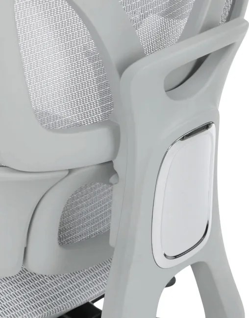 Kancelárska stolička sivá sieťovina KA-B2363 GREY
