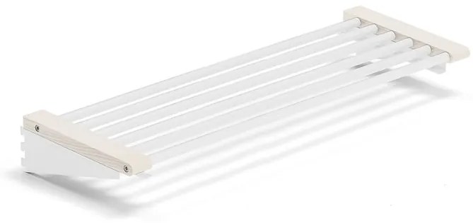 Stojan na topánky JEPPE, 900 mm, breza, biela