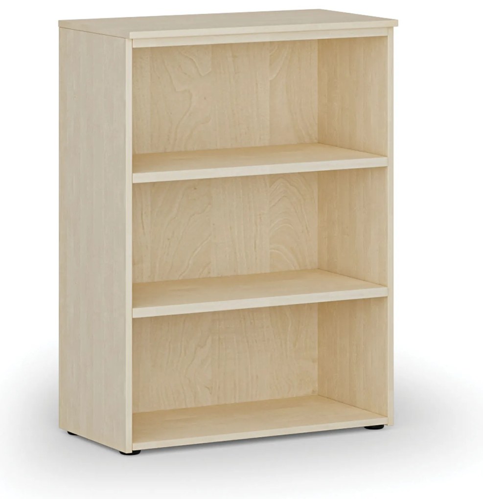 Kancelársky regál PRIMO WOOD, 800 x 420 x 1087 mm, breza