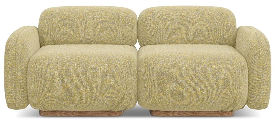 Žltá pohovka 190 cm Ailani – Makamii