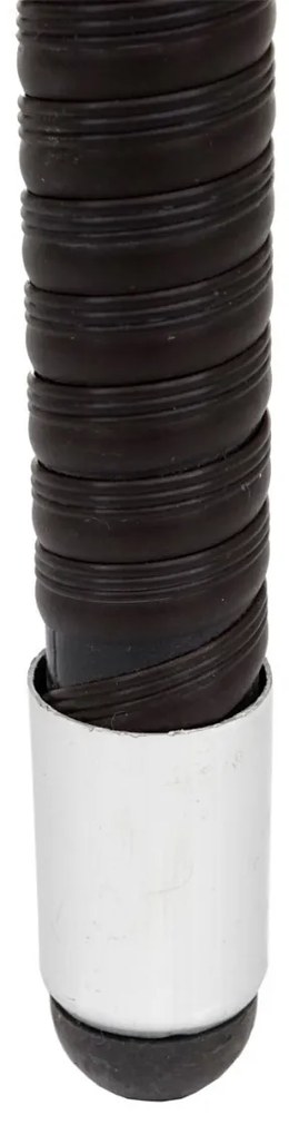 Záhradná súprava 2 kresiel, pohovky a stolíka HWC-F55 - hnedá, vankúše tmavosivá