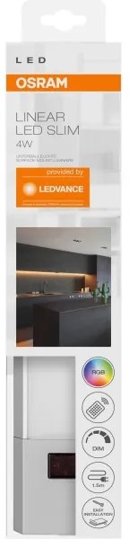 Ledvance - LED RGB Stmievateľné podlinkové svietidlo SLIM LED/4W/230V + DO