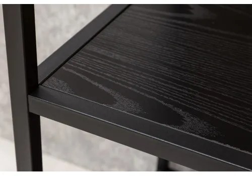 Knižnica/Regál 42025 135cm Slim Line Čierny jaseň  - Komfort-nábytok