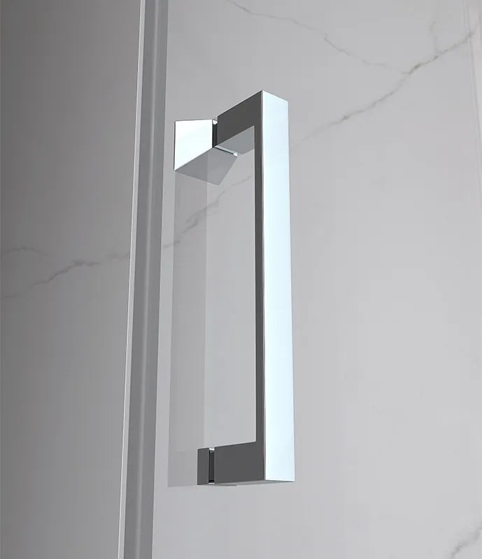 BPS-koupelny Obdĺžnikový sprchovací kút HYD-OK13A 100x90 chróm/transparent + vanička HYD-OSV-ST04A biela