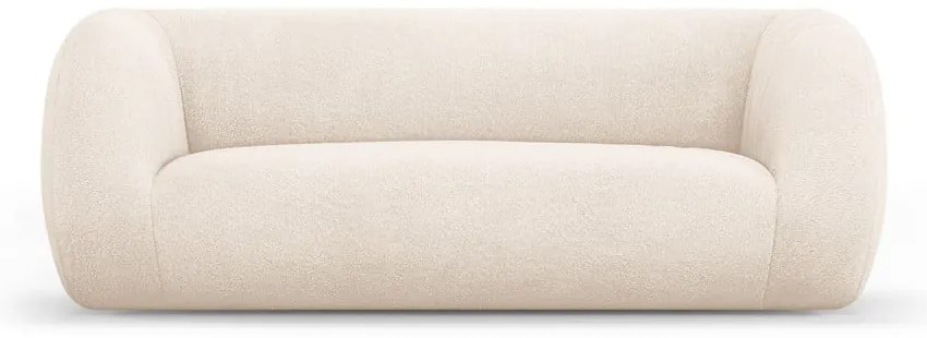 Krémová pohovka z textílie buklé 210 cm Essen – Cosmopolitan Design