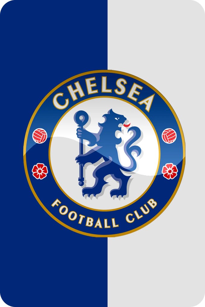 60x90cm Chelsea FC - textilná nálepka na stenu