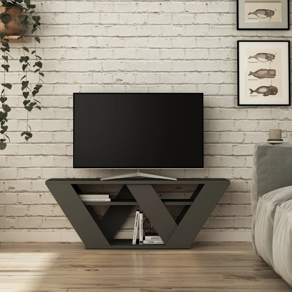 TV stolík Pipralla Anthracite