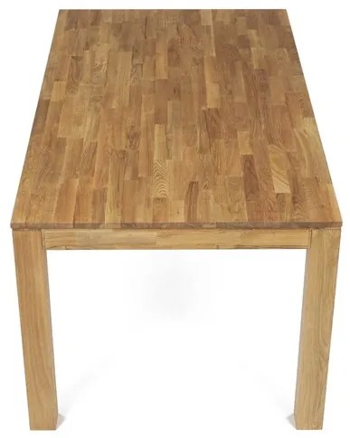 Autronic BONTEC Jedálenský stôl 160x90cm, masív, prírodný, DS-H160 DUB Farba: Prírodné