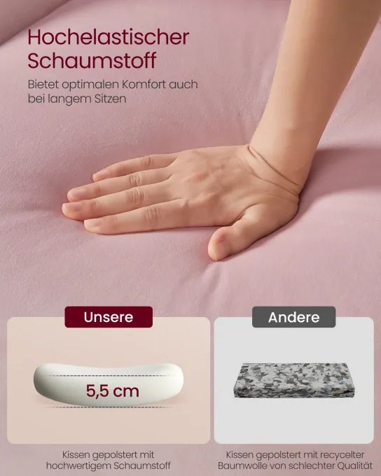 Set dvoch jedálenských stoličiek s vankúšmi KDC184R01 (2 ks)