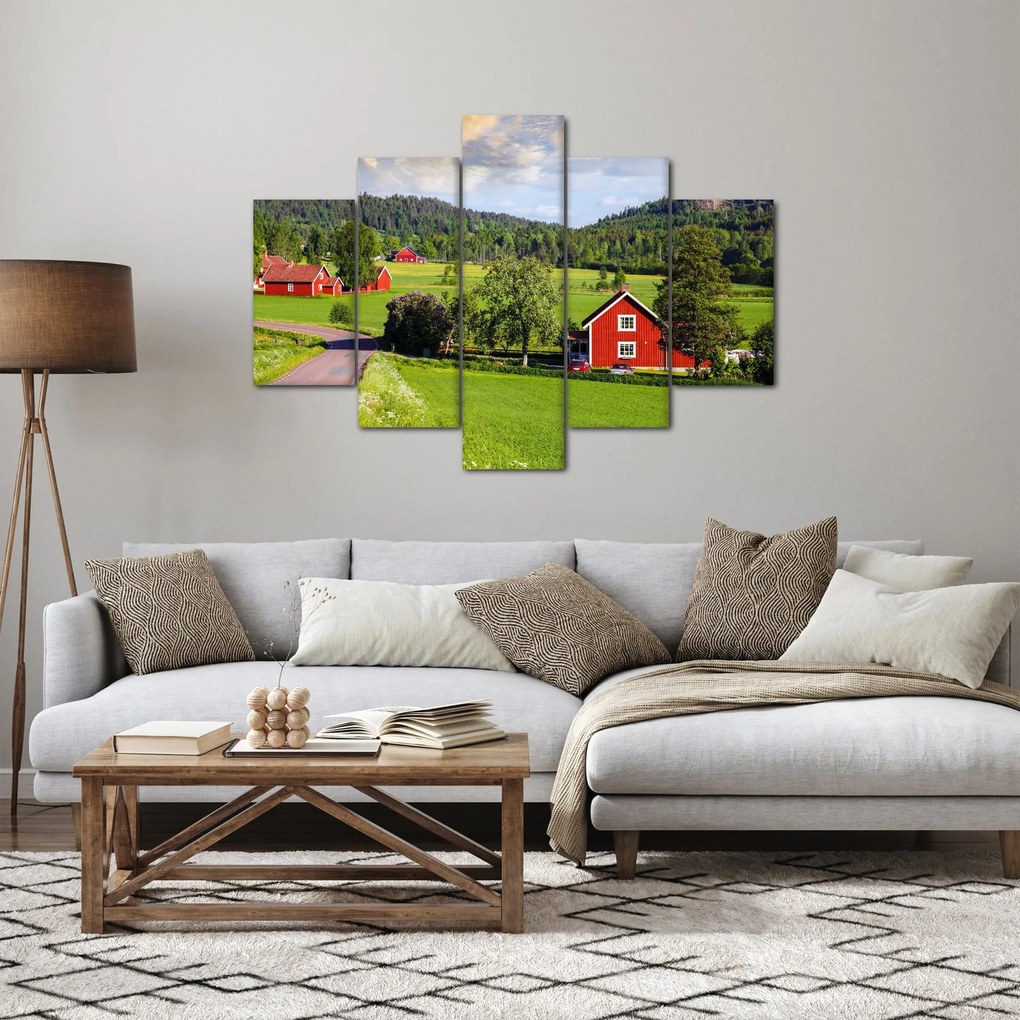 Obraz vidieka (150x105 cm)