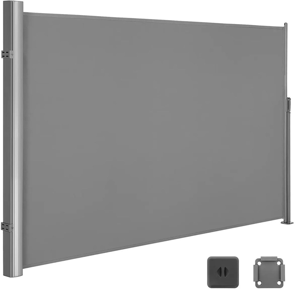 Bočná markíza Orrine II 180x350 cm šedá